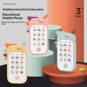 Téléphone musical pour bébé, <span class=keywords><strong>jouet</strong></span> éducatif précoce en plastique, avec écran, étanche, portée <1,5 km, pour 0-3 mois - Product Image 2