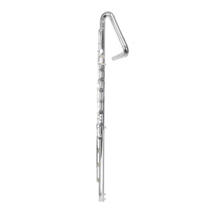 <span class=keywords><strong>Flauta</strong></span> de <span class=keywords><strong>contrabajo</strong></span> de 16 agujeros cerrados chapada en plata de tono C de alto grado () - Product Image 4