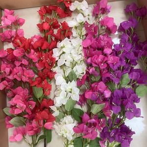 Fleurs artificielles en soie violette, 120 cm, fausses fleurs, boupochette pour la décoration, vente en gros - Product Image 4