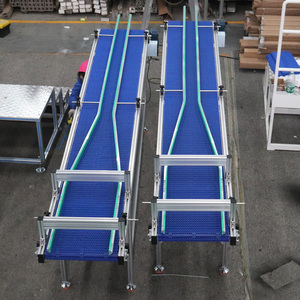 Lang Le factory trainer line nastro trasportatore automatico in lega di alluminio estrusione alluminio cibo nastro trasportatore piastra catena PVC - Product Image 3