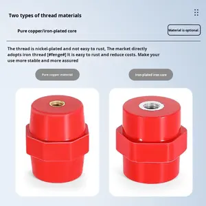 Columna Aislante Roja de Bajo Voltaje SM51 Keluoyi, Eje de 30, 35, 40, <span class=keywords><strong>51</strong></span> mm, DMC/<span class=keywords><strong>BMC</strong></span>, 660V, 25N/m, Otros Tipos de Montaje - Product Image 5