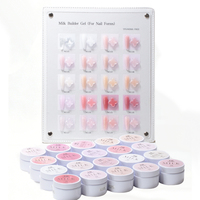 ZRKGEL OEM Gel de Construction Dur Nude 20 Couleurs Auto-Nivelant Sans HEMA/TPO Haute Résistance pour Extension d'Ongles Kit de Vernis à Ongles