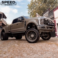 Jantes forgées 24x12 26x16 22x12 8x170 8x180 8x6.5 8x165.1 à déport profond polies pour camions Ford F250 F350 et Dodge Ram 3500