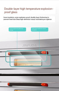 Four à pizza électrique/gaz multifonction <span class=keywords><strong>en</strong></span> acier inoxydable pour cuisine commerciale, <span class=keywords><strong>fournisseur</strong></span> chinois d'équipements de boulangerie - Product Image 6