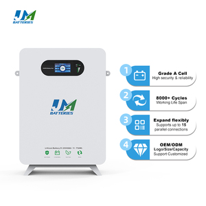 Servicio OEM ODM de Fábrica JM, Baterías de Litio para Almacenamiento de Energía de 48V 51.2V 230Ah, Sistemas de Almacenamiento de Energía Solar para el Hogar de 12kW - Product Image 2