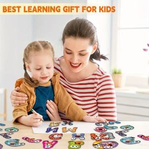 Aimants magnétiques pour réfrigérateur en forme de lettres d'animaux, lettres anglaises créatives, éducation précoce et éveil, jouets d'intelligence pour enfants - Product Image 4