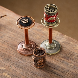 Prix usine <span class=keywords><strong>Bull</strong></span> Brûleur D'encens Rotatif <span class=keywords><strong>Zen</strong></span> Ligne Encens Encensoir Titulaire Boeufs Haute Style Ancien Alliage Décoration. Ménage - Product Image 2