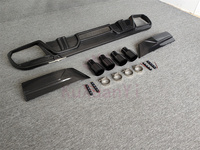 Kit de carrocería de difusor trasero de estilo LD de fibra de carbono X6M para BMW F96 X6M parachoques trasero de fibra de carbono difusor de labio inferior alerón divisor