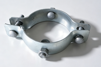 Poteau de ligne de transmission à double boulon en acier au carbone galvanisé à chaud, modèle YX-001, marque YX, moulage permanent facile