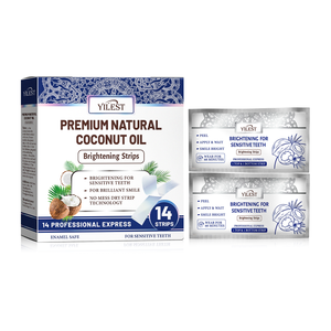 Bandes de blanchiment des dents infusées à la vitamine E Bande éclaircissante nourrissante pour la peau - Product Image 4