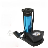 Pompe à pied manuelle portable et légère en acier pour mini-vélo, adaptateur de valve Presta, haute pression 80-130 PSI pour pneus de vélo