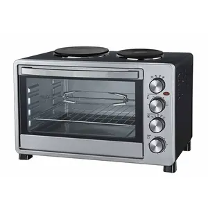 38L Hot Plate Turbo Oven Electric Multifunctional Oven With 2 Hot Plates