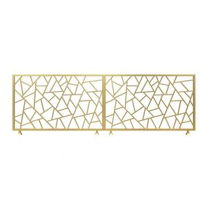 Panel de Cerca de WPC Postmoderno de Aluminio Personalizado, Resistente a los Rayos UV, al Viento y al Fuego, con Diseño 3D Natural para Patios de Villas - Product Image 6