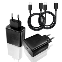 Adaptateur d'alimentation TA845 45W Type-C PD 3.0 pour chargeur rapide avec prises EU/UK/US