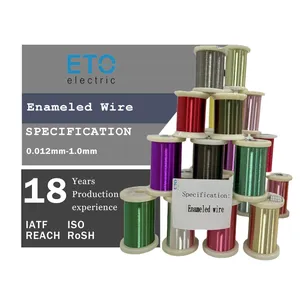 Et0最佳价格0.05毫米-用于电气制造或维修的6.00毫米漆包圆铜绕组线