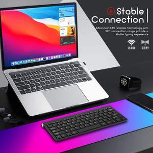 CE FCC ROHS Small Wireless <b>Keyboards</b> Teclado bluetooth - Product Image 3