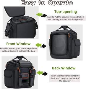 Sac pour enceinte portable compatible avec <span class=keywords><strong>Partybox</strong></span> Encore Essential <span class=keywords><strong>2</strong></span>/Essential, étui de transport rembourré, sac de voyage - Product Image 2