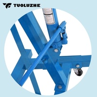 Outil multifonctionnel de levage de moteur automobile Grues manuelles hydrauliques pour camion Grue d'atelier pliable de 2 tonnes