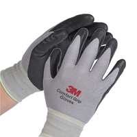 Gants de travail 3M en gros, antidérapants, résistants à l'usure, haute dextérité, enduits de nitrile, option résistante aux coupures, EPI, protection des mains