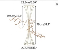 HY Rose Or Décoration De Mariage Table Centre De Table Mariée Centres De Mariage Articles De Décoration Modernes pour L'événement