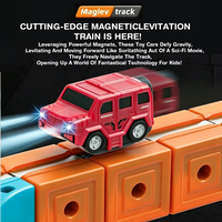Set de Tren Magnético Luminoso de 115 Piezas, Marca KSF, Batería de Litio, Material Plástico, Colección de Trenes al por Mayor para Tiendas STEM