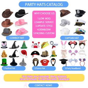 Chapeau de cowboy et bandana, chapeaux de cow-boy et de cowgirl en gros, accessoires de fête western, accessoires d'Halloween - Product Image 5