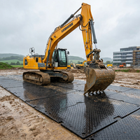 Tapis de protection de sol robustes en PEHD pour l'accès aux routes de transport minier, pour camions-bennes et excavatrices, Roan Mat, vente en gros