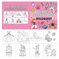 Impression personnalisée princesse livres de coloriage pour enfants enfants cadeau parfait pour les filles mignon dessin animé peinture livre de dessin