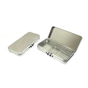 Boîte en étain CR à ressort, résistante aux enfants, avec fermeture à charnière en métal, boîte en étain CR avec loquet pour l'emballage de bonbons - Product Image 6