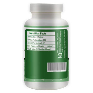 Tabletas Adelgazantes de Enzimas de Hoja de Papaya Carica de Alta Calidad, Suplemento Herbal que Aumenta la Digestión y el Sistema Inmunológico, Tableta de Papaya - Product Image 2