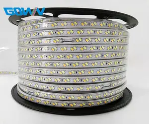 50 메터/m/lot 듀얼 컬러 유연한 CCT 조절 120 led IP67 IP68 방수 220 볼트 5730 led 스트립