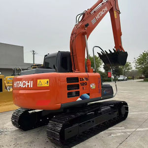 Pelle hydraulique sur chenilles Hitachi ZX120 de 12 tonnes d'occasion Série ZAXIS 120 originale du Japon avec composants de boîte de vitesses - Product Image 1