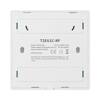 Untuk SONOFF T2EU2C-RF 86 Tipe Smart Wall Switch Panel Tempel 433MHz Nirkabel RF Remote 1-3 Gang Rumah Ruang Tamu Android Touch