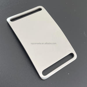 Твердый из Нержавеющей Стали Изогнутый скользящий ошейник для домашних животных Пустые бирки для гравировки ошейника для собак - Product Image 3