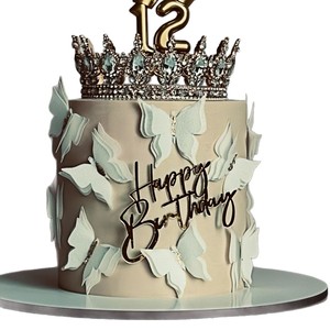 ปลั๊กอินตกแต่งเค้กอะคริลิค รูปน้ำผึ้งและน้ำตาลหวาน สำหรับวันเกิด ขนาด 1.3 มม. แบบเสียบด้านข้าง ป้ายอวยพรวันเกิดสำหรับตกแต่งหน้าเค้ก - Product Image 4