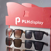 Support rotatif pour lunettes en acrylique, double face, pour 32 paires de lunettes de soleil, pour comptoir de magasin de détail
