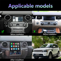 Autoradio Android Bosstar 9,7 pouces modèle Tesal pour Land Rover Discovery 4 Lr4 2010-2016 Lecteur DVD vertical