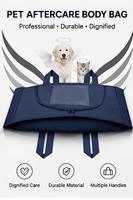 Sac cercueil écologique en non-tissé doux pour animaux de compagnie, pour le transport funéraire et la crémation, sac pour animaux de compagnie professionnel