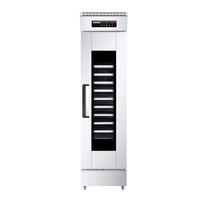 Armoire de fermentation de pain en acier inoxydable certifiée CE, 16 plateaux, chauffage à l'eau, numérique, équipement de boulangerie pour la fermentation de la pâte