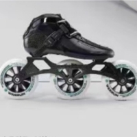YSMLE Vente Flash Super Patins à Roues Alignées 4 Roues en Fibre de Carbone de Haute Qualité pour la Vitesse