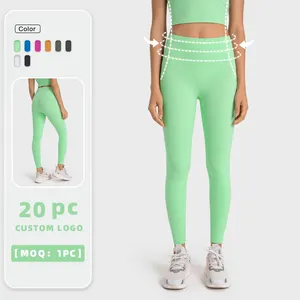 Cintura alta Scrunch Butt Yoga Pantalones Fitness Activewear Medias Entrenamiento Push Up Mujeres Legging