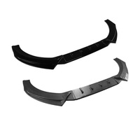 Kit carrosserie avec protections d'angle de spoiler avant pour Audi A3 8P (versions standard et modèles récents 2008-2012) – Pièces en fibre de carbone noir piano