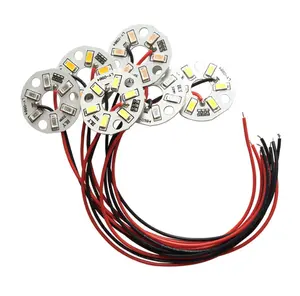 Led SMD 5730 çip 3W 5V renk lamba boncuk LED ışık kaynağı DIY ampul kurulu ön-kablolu