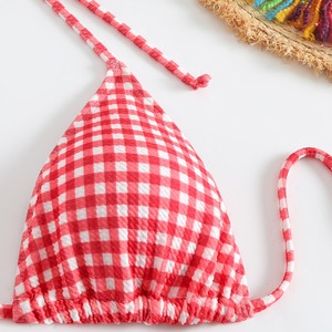 Conjunto de bikini de dos piezas con estampado y lazo, estilo europeo y americano, sexy, para vacaciones, para mujer, 2024, sitio web independiente de AliExpress - Product Image 3