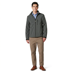 Buy Custom Winter Waterproof Softshell Jacket Outdoor Windbreaker Casual <b>Plain</b> OEM Men Winter Clothing Softshell Jackets 2026 - Product Image 1
