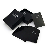 Ensembles de jeux de cartes de football imprimés personnalisés, vente en gros de jeux de cartes de fête en papier