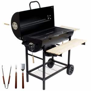 <span class=keywords><strong>Barbecue</strong></span> Grill rond de cuisine, pour BBQ au charbon de bois, avec couvercle - Product Image 4
