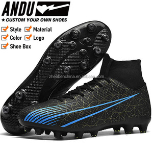 Chaussures de football FG/TF pour hommes et femmes, crampons de football d'intérieur d'origine, crampons de football, chaussures de football, taille 35-47 - Product Image 5