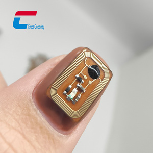 Thiết Kế Mới Đầy Màu Sắc Ngón Tay NFC Sticker <span class=keywords><strong>LED</strong></span> Nhấp Nháy RFID Nhãn 13.56Mhz Rfid Nail Tag - Product Image 2