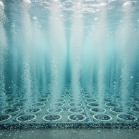 Système d'aération par souffleur à racines, diffuseur à nano-tubes pour aquaculture RAS, directement de l'usine